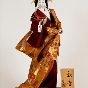Japanese Kubuki Doll, antique, pristine
